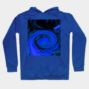 Blue Swirls Hoodie